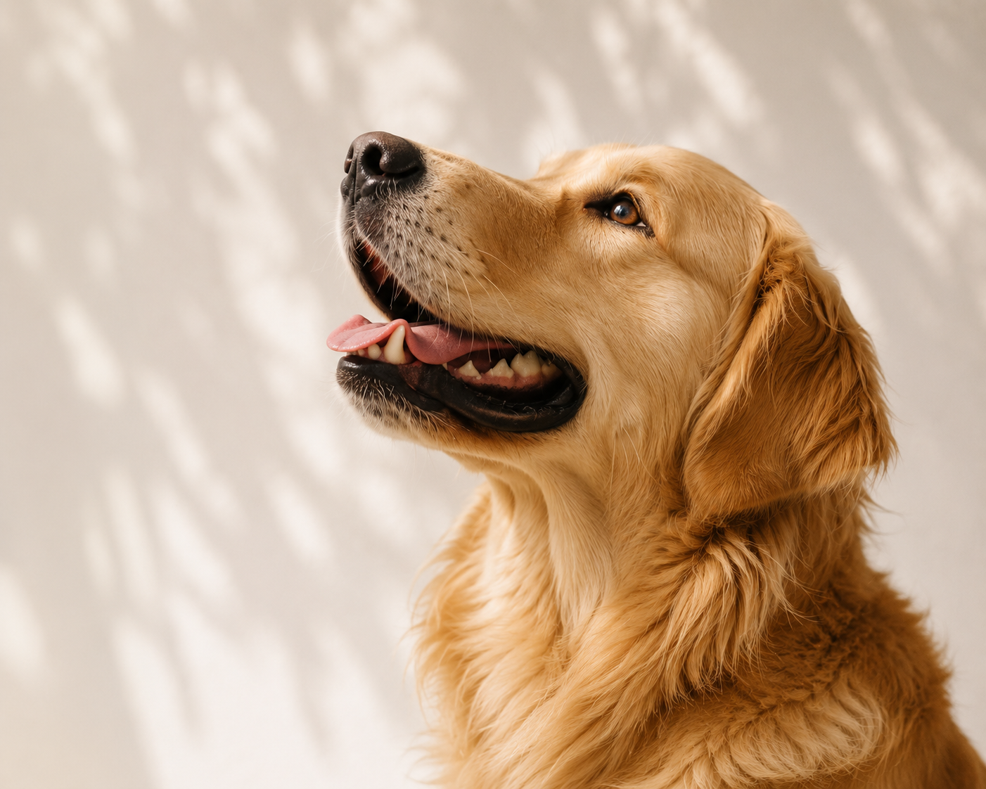 Mutlu golden retriever köpek
